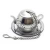 Stainless Steel Teapot Shape Tea Infuser Spice Flower Tea Strainer Herbal Filter