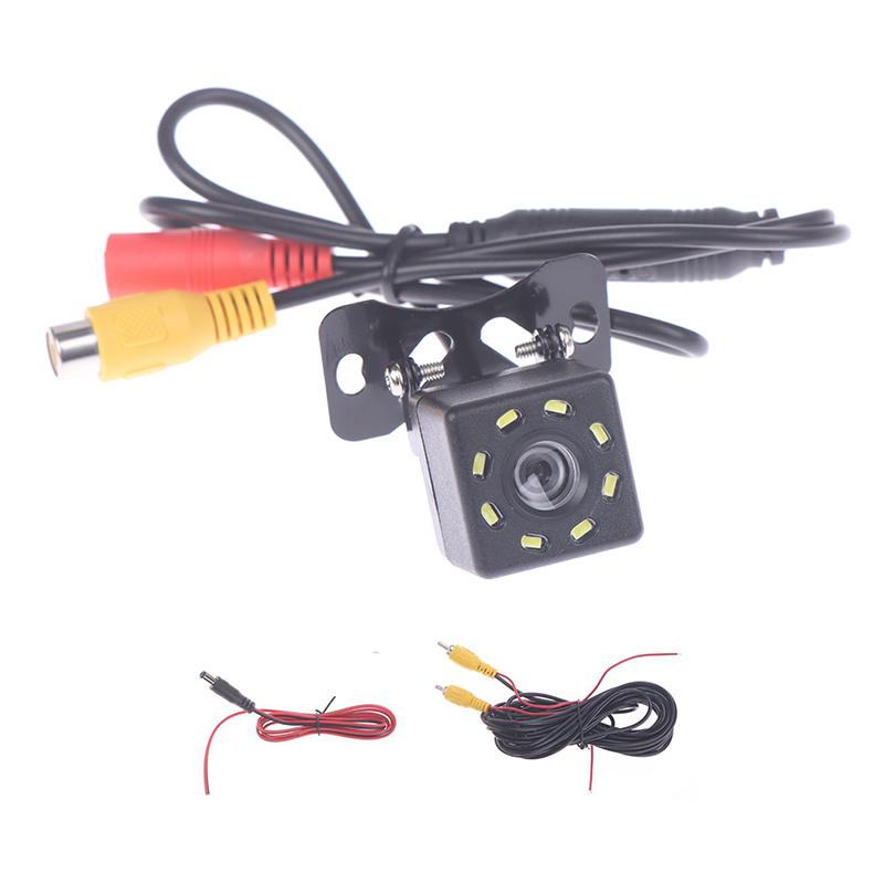 Led Night Vision Car Rear View Camera With Video Cable Universal Reverse Camera Color Image Waterproof Auto Backup Monitor Hd