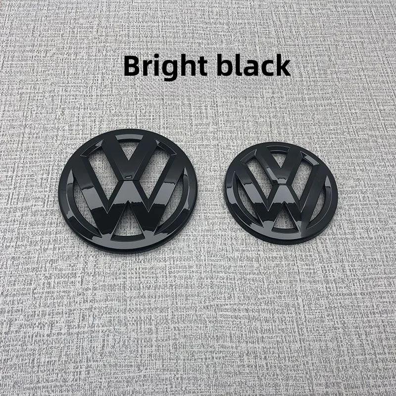 HAT1 2Pcs Car Front Grill Rear Emblem Lid Covers Logo Sticker For Volkswagen VW GOLF 5 6 7 8 MK5 MK6 MK7 MK8 POLO Scirocco sportvan