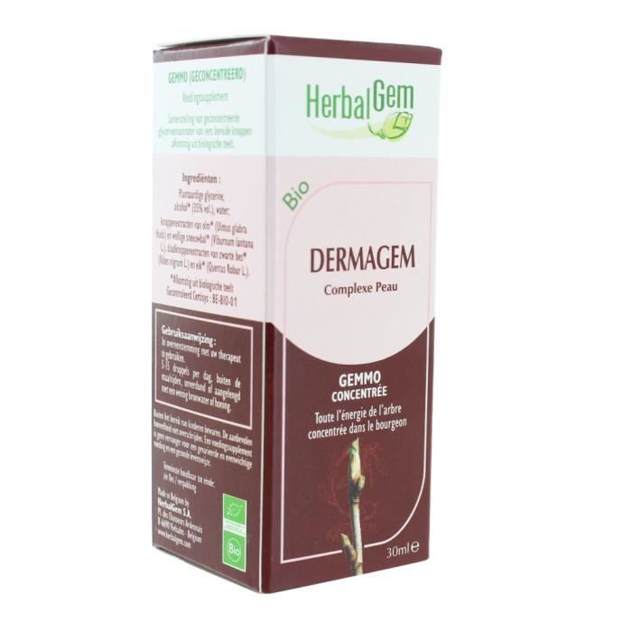 Complément Alimentaire - HERBALGEM - Demagem Peau - 30ml - Bio - Sans Conservateur