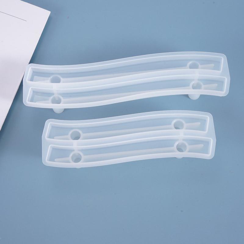 Ручка подноса для фруктов, силиконовая форма для подноса из смолы, эпоксидная смола, ручка для украшения подноса, форма для рукоделия