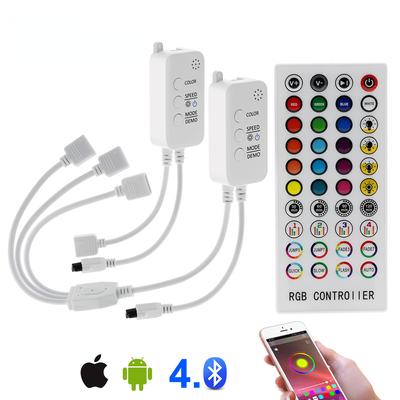 Музыкальный RGB светодиодный контроллер DC5-24V Bluetooth управление 40 клавиш 16 миллионов цветов с режимом таймера для 5050 2835 полосы