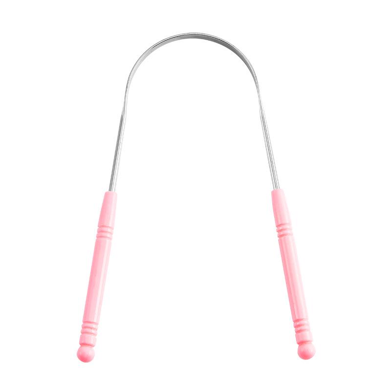 Скребок для языка и очиститель из нержавеющей стали - Инструмент для чистки полости рта