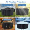 230x110см Защита от УФ-лучей Ткань Оксфорд 210D Уличный Садовый Круглый Чехол для Мебели от Пыли со Шнурком