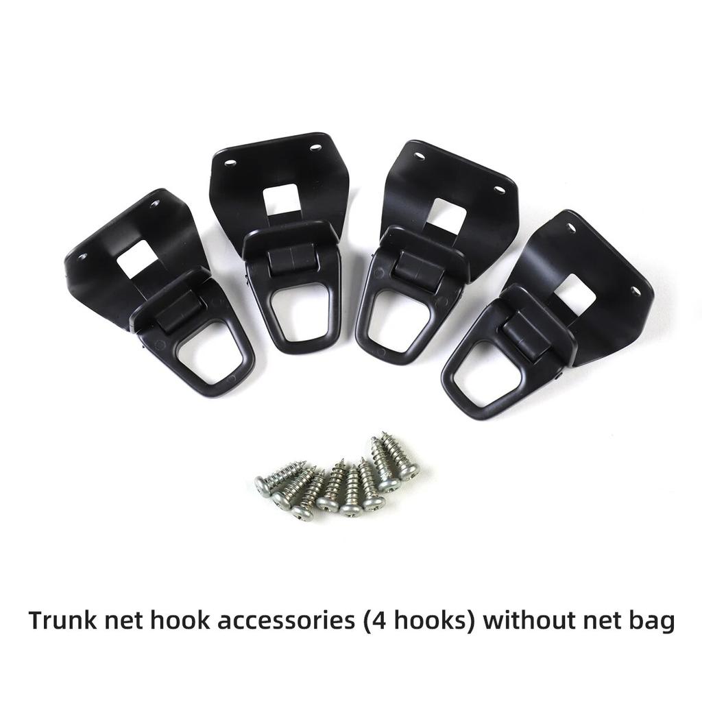 LUCKEASY For Tesla Model Y 2023 Traveling Baggage Fixed Net Modified Trunk Net Bag Storage Organizer Bag Car Accessories