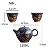 Gold Magpie Tea Set Home Tea Cup Creative Personalized Kung Fu Tea Set Ceramic Brewing Teapot Chinese Cup
