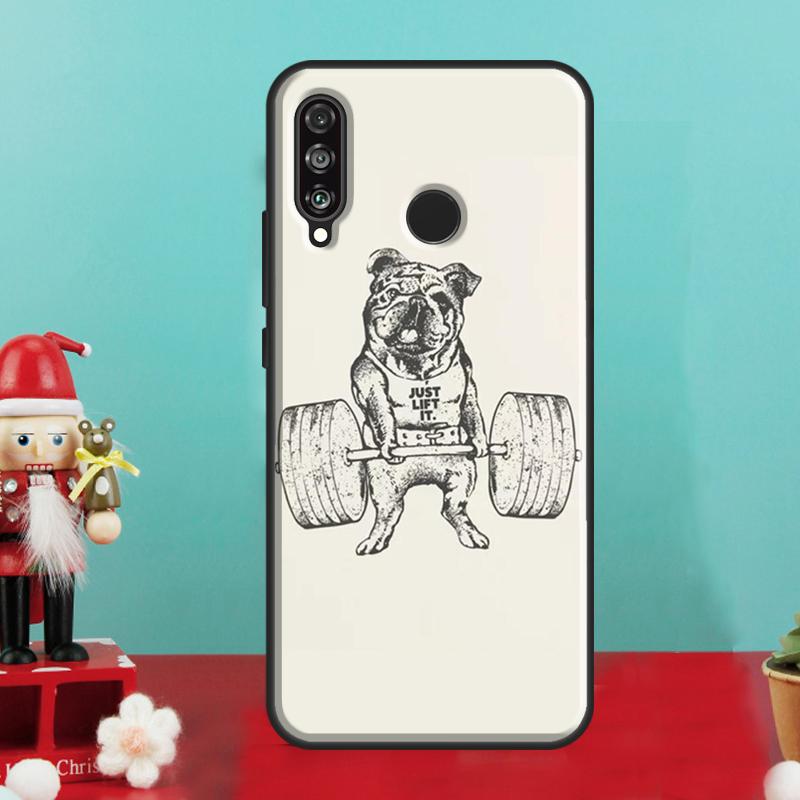 Funny Pug Lift Gym For Huawei Nova 9 10 SE 12i 12s 11i 8i Y90 Y60 Y70 Y72 Y73 Y61 Y91 P60 Pro P30 P40 Lite Case