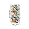 PVC Flower Window Electrostatic Stickers Privacy Protection Static Cling Decoration Reusable Glass Decals for Home Bathroom