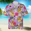 eBay 1116 new animal pattern lapel shirt 1D digital printing Hawaiian men's shirt