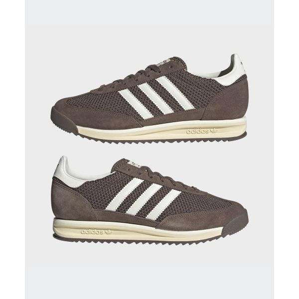 adidas SL72 RS Earth Strata Унисекс Кроссовки Коричневый Молочный Теплый Ванильный JR8774