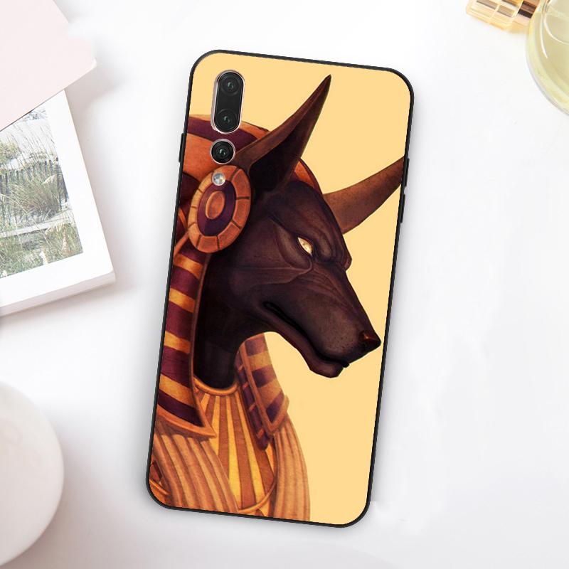 Египетский Бог Анубис Для Huawei Nova Y60 Y70 Y90 Y72 Y73 Y61 Y91 7i 8i 11i 12i 12s 9 10 SE P20 P30 P40 Lite Чехол