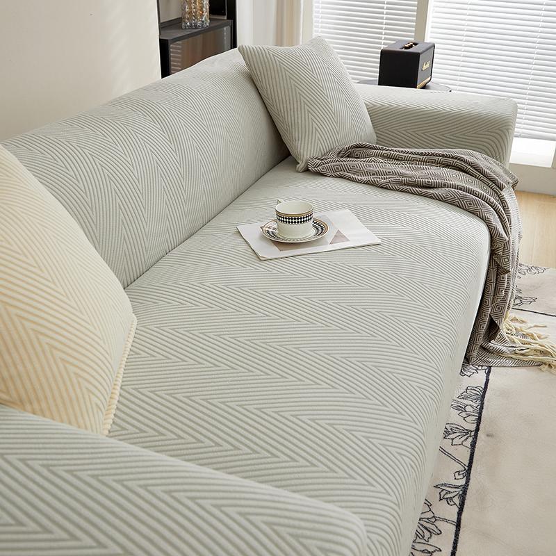 Жаккардовый чехол на диван, эластичный чехол для кресла, чехол для дивана, большой диван, угловой диван L-образной формы, защита мебели для детей и домашних животных, моющийся, 1 шт.