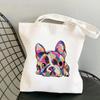 2021 сумка-тоут с принтом собаки Зои, женская сумка-шопер в стиле Харадзюку, сумка для покупок для девочек, женская холщовая сумка