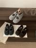 Женские бархатисто-серые туфли Мэри Джейн Birkenstocks с пушистой отделкой, женская зимняя обувь, корейская версия шерстяных хлопковых туфель
