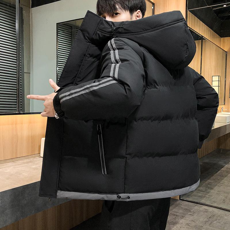 Мужское пальто на хлопковой подкладке осень и зима новое мужское пальто на хлопковой подкладке модная короткая куртка на хлопковой подкладке утолщенный пуховик мужское пальто на хлопковой подкладке