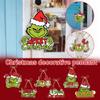 Christmas Decor Paper Single Door Hanging Creative Pendant For Scene Decoration Party