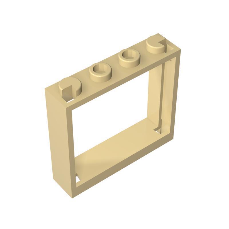 10pcs 60594 Window Frame 1x4x3 Building Blocks Moc Accessories Compatible with Construction Bricks DIY Children Toys