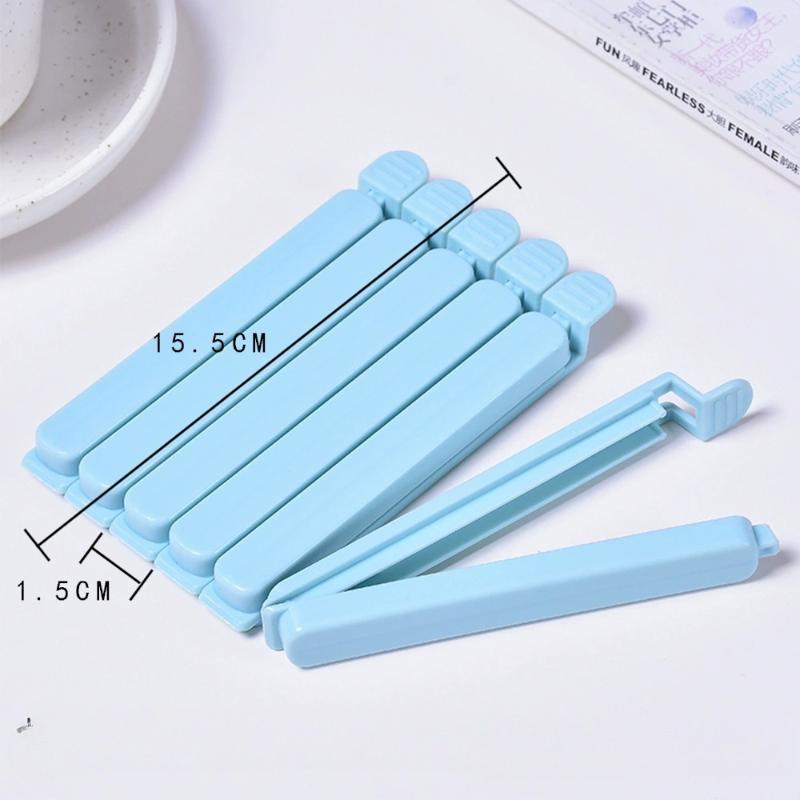 10 шт. Зажимы для запечатывания пищевых пакетов Пластиковые цветные зажимы для пакетов Для кухни Закусок Кофе Картофельных чипсов Пакет для хранения продуктов