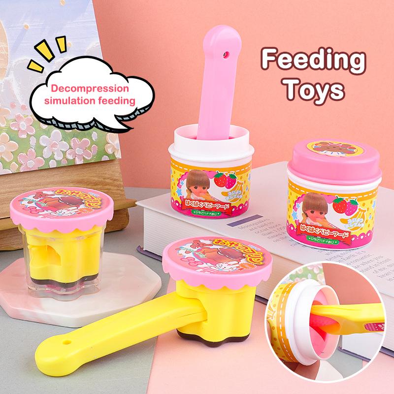 Кормление едой Пудинг Кормление Игрушка Ролевая игра Раннее образование Маленький медвежонок Бенто Лапша Ламиан Игрушка Симуляция Домик Игрушки Для друга
