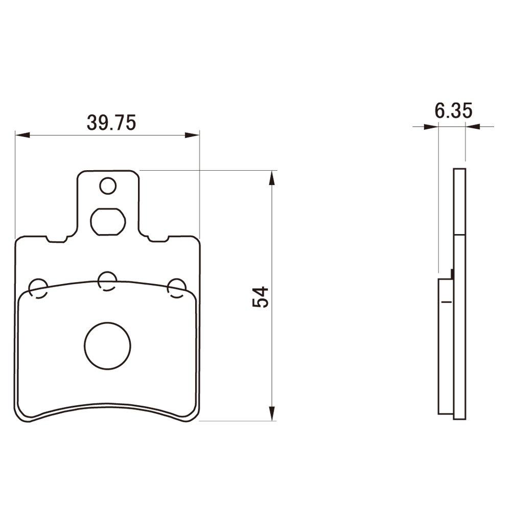 Daytona Тормозная колодка для мотоцикла Golden Pad