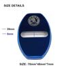 WOHE7 4Pcs Metal Car Door Lock Protective Cover Anti Rust Emblem Case for Skoda Octavia Kodiaq Fabia Superb Rapid A7 2020 Accessories