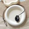 Женское ретро-ожерелье с размытым акриловым кулоном в корейском стиле - Мода Осень/Зима