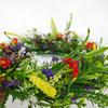 45cm Spring Summer Artificial Wildflower Door Wreath Colorful Multipurpose Decorative Garland for Front Door Home Decor