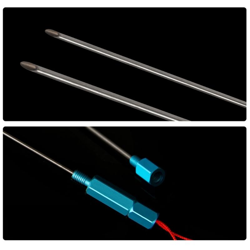 Fish Venting Hollow Needle Fish Deflation Tool Portable Fishing Tackle Saltwater Fish Venting Tool Driller Gas Needle
