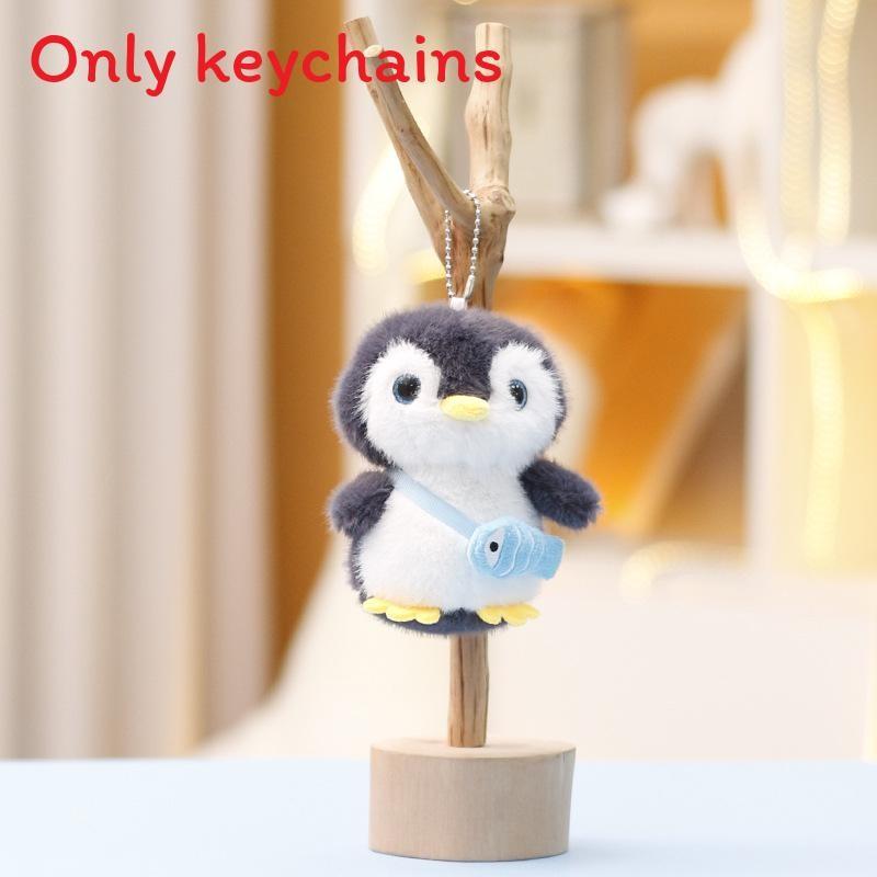 Plush Penguin Toy Keychain With Soft Short Plush For Girls Gift And Bag Decoration