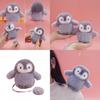 Penguin Plush Toy Shoulder Buddy Soft Stuffed Animal Gift For Kids