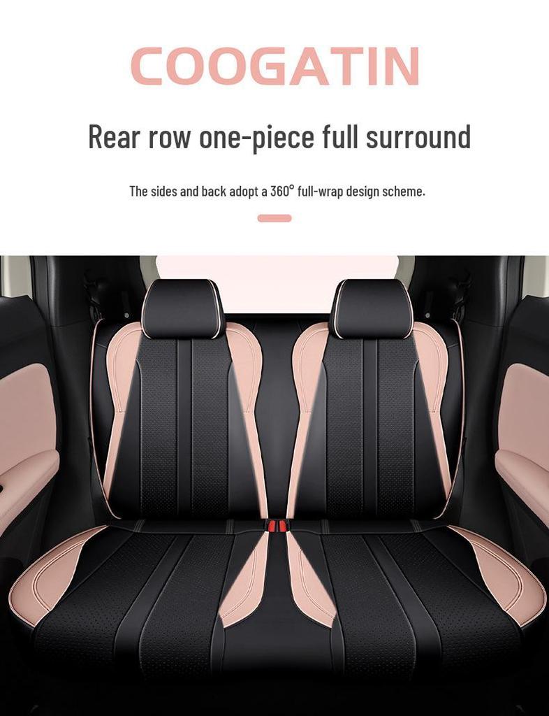 Чехол на сиденье автомобиля BYD Seagull с полной защитой - Универсальный размер для четырех сезонов, Модель 2023 года, Пятиместный