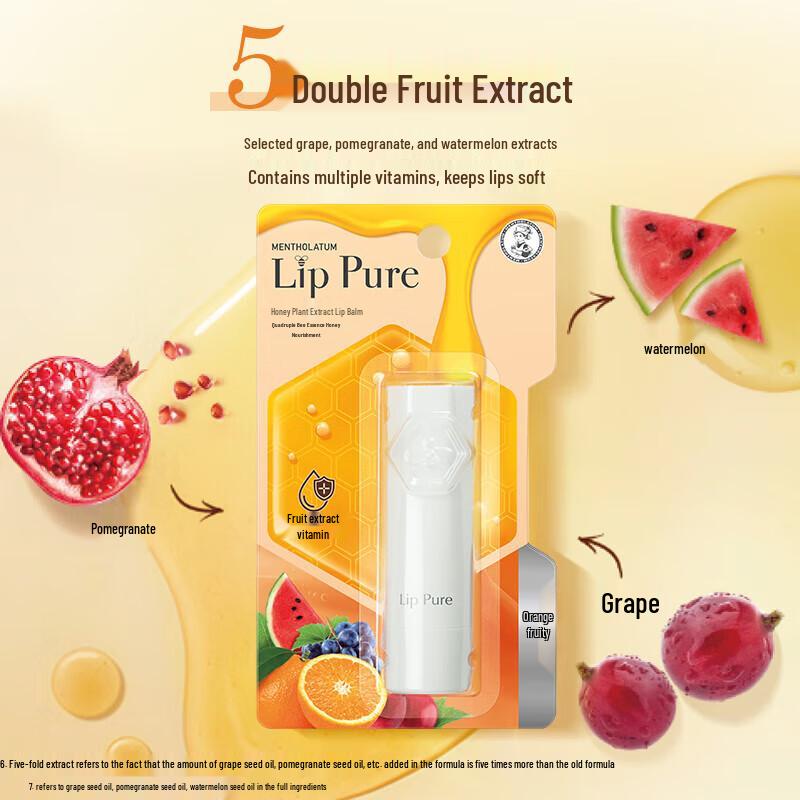 Mentholatum Honey & Orange Lip Balm (2-Pack)