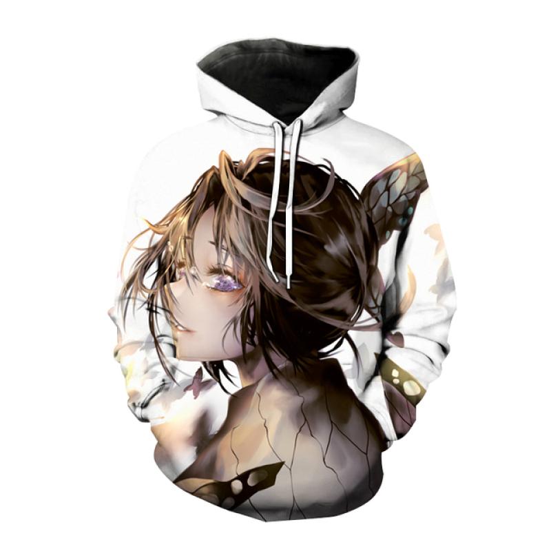 Модные толстовки с капюшоном в стиле аниме Demon Slayer Kimetsu no Yaiba, толстовка с капюшоном с 3D принтом для мужчин и женщин, модный пуловер, толстовка в стиле хип-хоп, одежда
