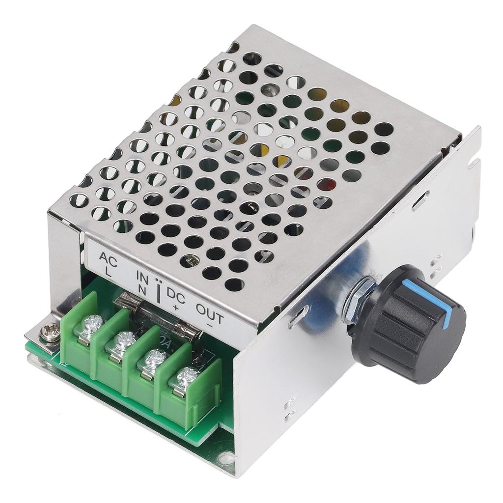 DC Motor Speed Regulator 10A Switch Brush Motor Speed Controller AC220V Input DC10?210V Output