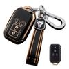 LETINGFAR Чехол для ключа, Для Suzuki, Чехол для смарт-ключа, Крышка для ключа, 4 кнопки, Мягкий, ТПУ,