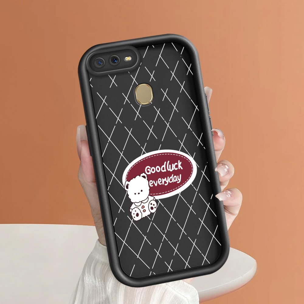 Мягкие силиконовые квадратные лестницы с мультяшным узором, полное покрытие, защита камеры, противоударный чехол для OPPO Reno Realme OnePlus