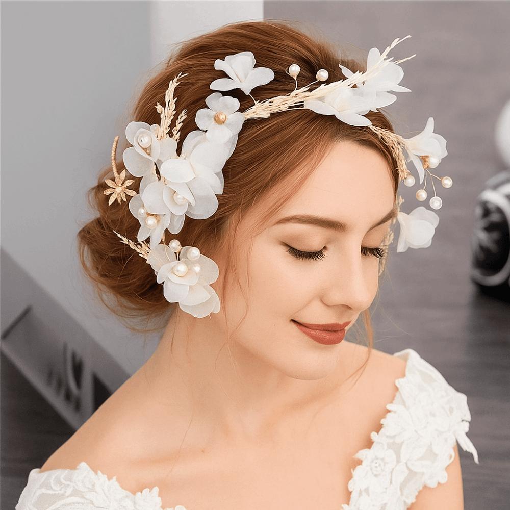 Flower Photography Headband Forest Wedding Hair Accessories Bride Headdress Wedding Headwear