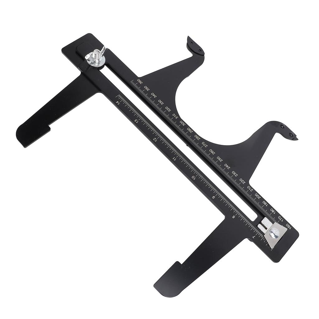 Инструмент для сброса тормозов, калибр 6,5–14,25 дюйма, двойная шкала, нержавеющая сталь, тормозной барабан, измерение и сброс T