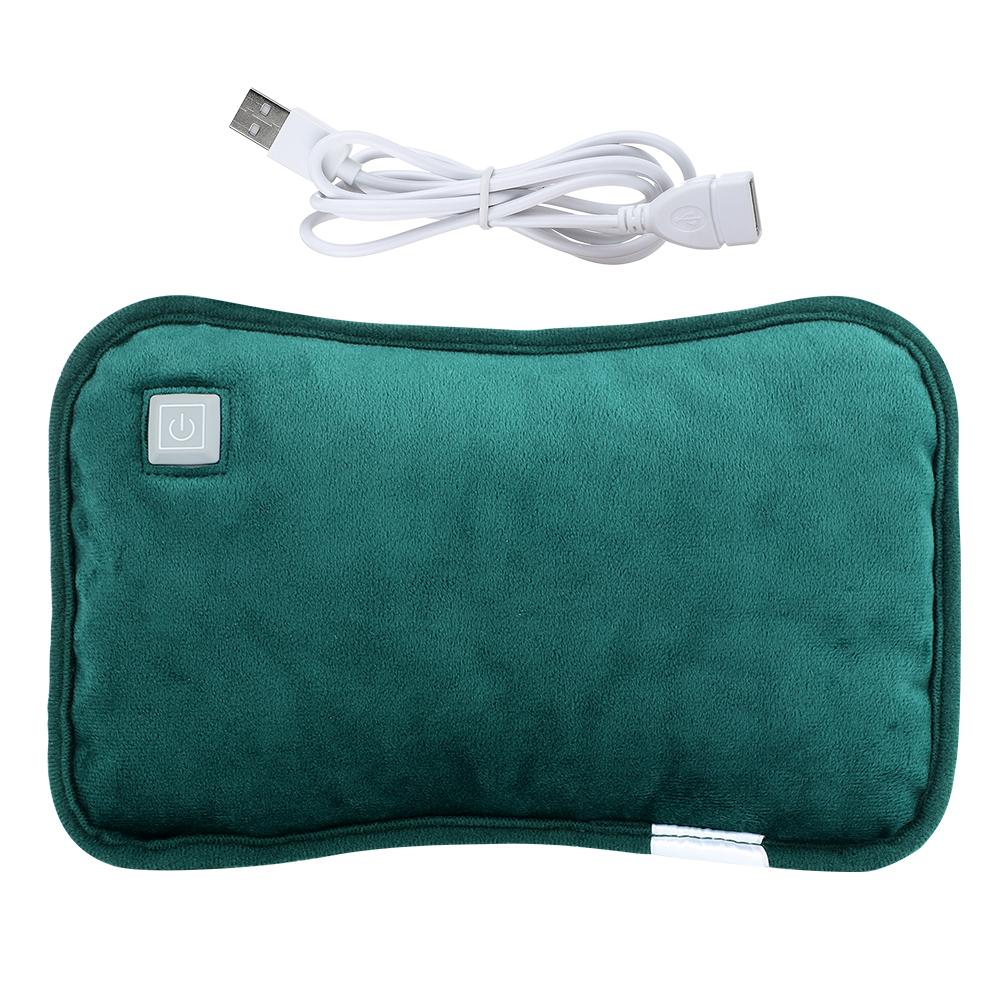 Electric Hand Warmer USB Charging Heating Pad for Waist Cramp Feet Warmer Bag Winter Heater Portable Flannel Heat Pack Office