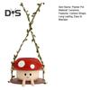 Hanging Planter Pot Indoor Outdoor Decorative Swing Flowerpot Cute Cartoon Mushroom Shaped Vase Ornament