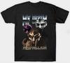 MF DOOM Короткий рукав Мужская Унисекс S-3XL Черная Фанатская футболка Унисекс