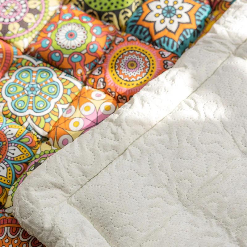 Новая подушка для дивана из чистого хлопка в стиле бохо, универсальная для всех сезонов, коврик для дивана, домашний декор, нескользящая прямоугольная подушка для сиденья дивана