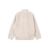 Uniqlo Однотонная карманная модель, вставками, прямой крой, молния, опущенная линия плеча, воротник-стойка, флисовая куртка, унисекс куртки, бежевый 460331-31