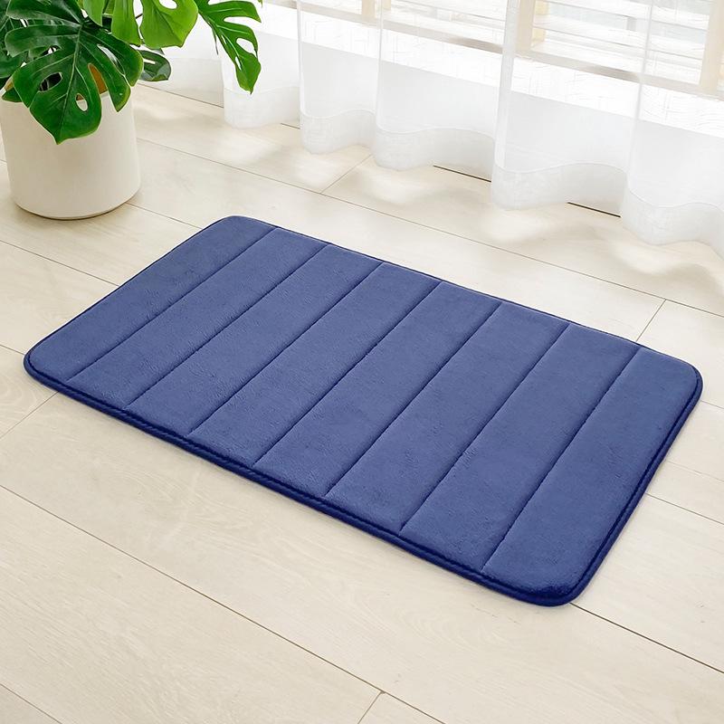 Утолщенные быстросохнущие противоскользящие коврики для ванной из кораллового флиса