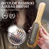 Hairbrush Bristles Private Logo Hair Brushes Factory Bamboo with Plastic for Women OPP Comb Wood Wooden Brush Wood Gua Sha Comb
