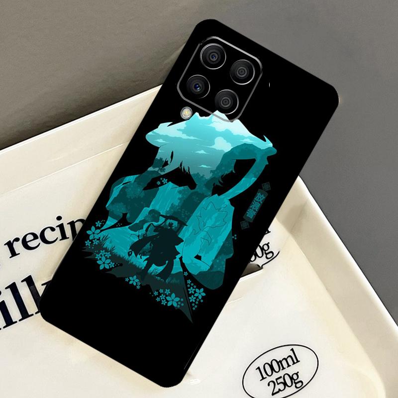 Чехол Genshin Impact Странник для Samsung Galaxy M33 M53 M13 M15 M35 M55 M32 M16 M36 M56 M54 M20 M52 M34 M14 M11 M31