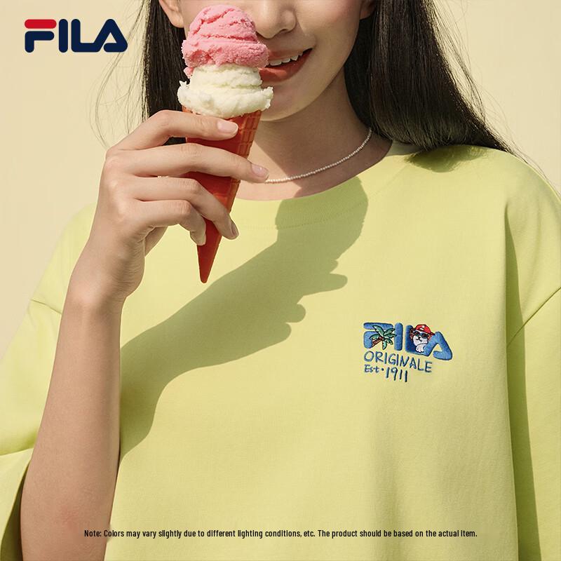 Fila Мужская футболка с вышивкой кота