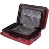 ENSEMBLE DE 3 VALISES DARK RED SATURN