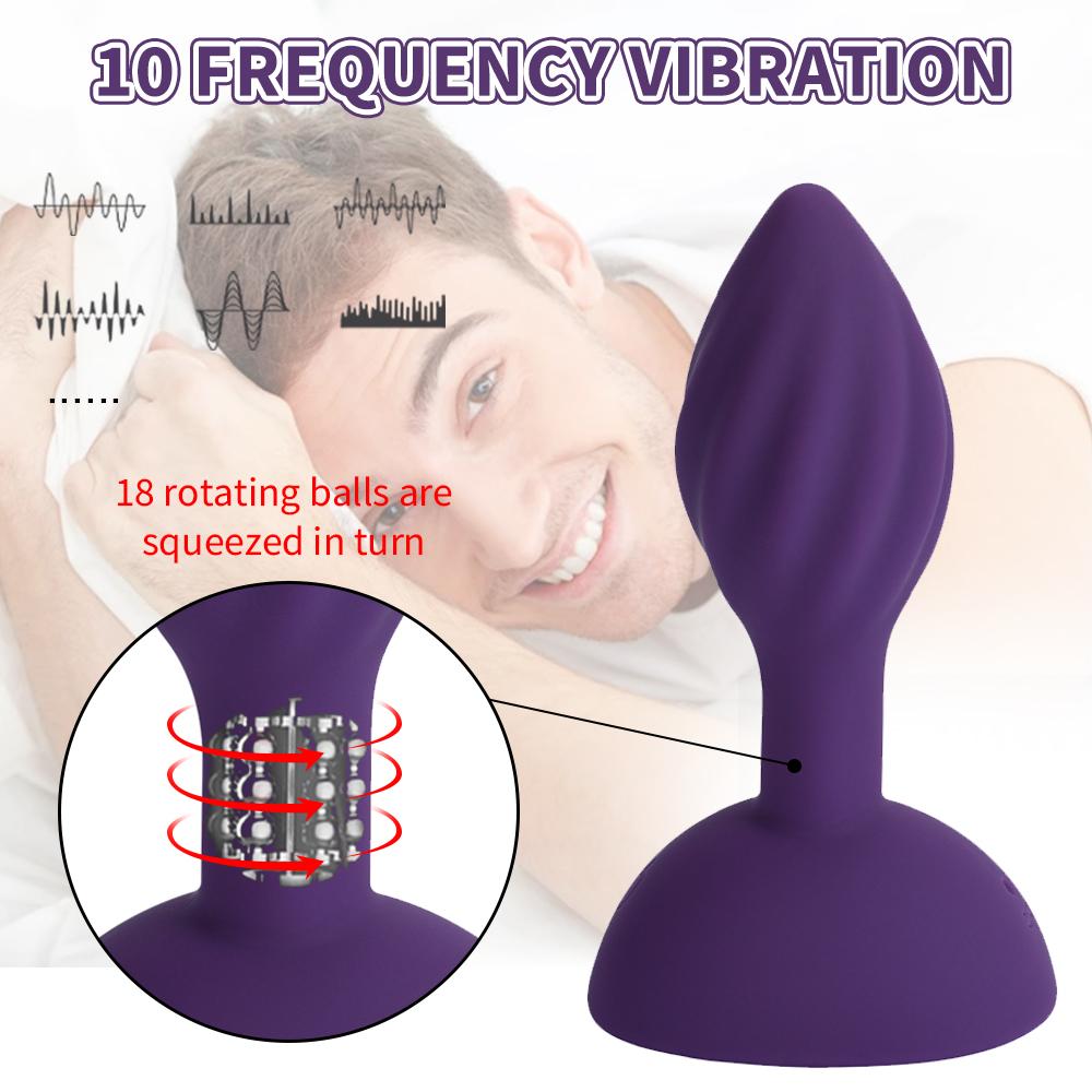 Беспроводные Вибрационные Анальные Бусины Анальная Пробка Массажер Простаты Взрослых Гей Продукт Стимулятор Клитора Вибратор Секс-Игрушки Для Женщин Мужчин