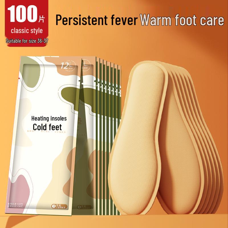 Самонагревающиеся стельки с экстрактом полыни — теплые пластыри для ног для женщин, мужчин и младенцев — 12-часовой обогрев для замерзших ног зимой.
